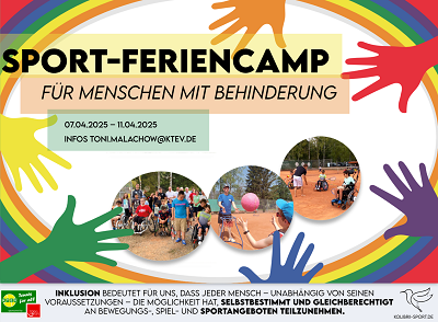 Tenniscamp für Kinder mit Behinderung